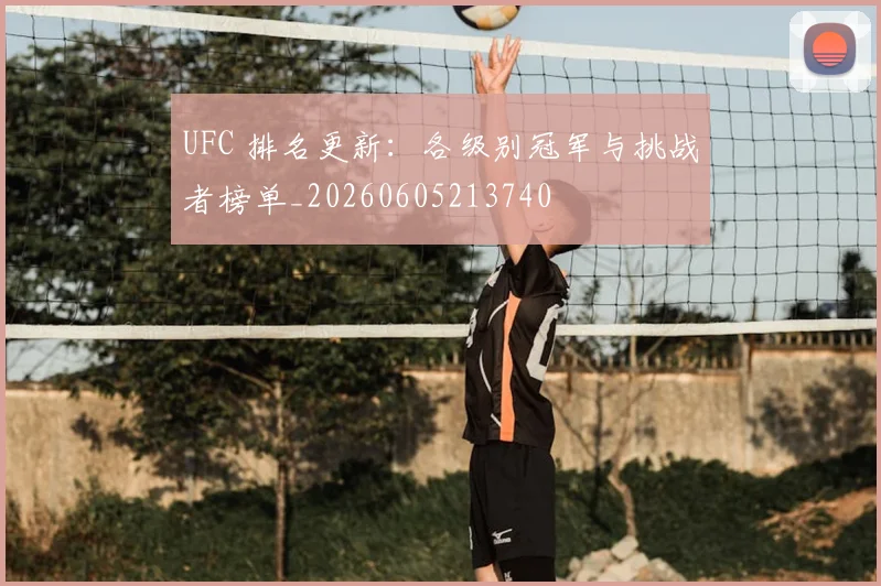 UFC 排名更新:各级别冠军与挑战者榜单_20260605213740
